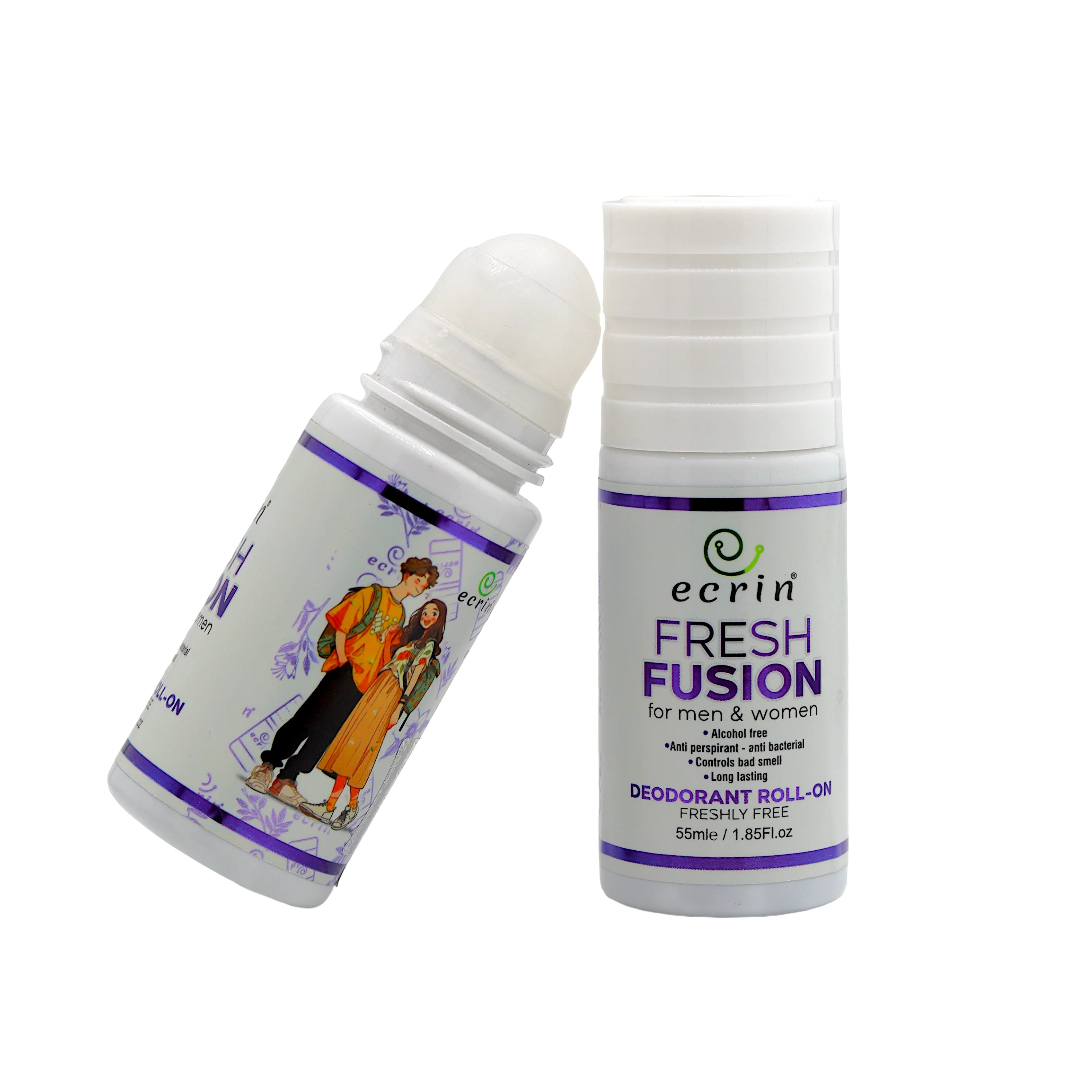 Ecrin Fresh Fusion Roll On-Deodorant  For Under Arms - Image 3